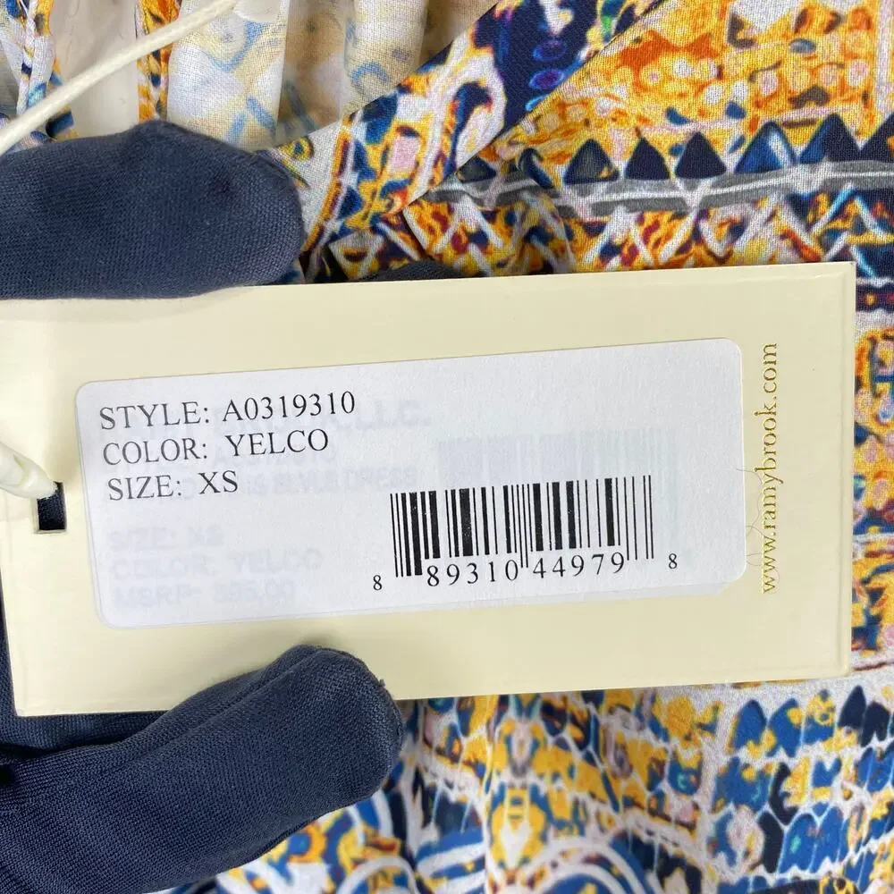 NWT Ramy Brook Paris Printed Dress Size XS - Picture 13 of 16